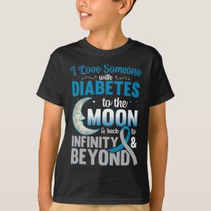 I Kärlek har jag någon med diabetes till Måne och T Shirt