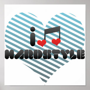 I Kärlek Hardstyle Poster