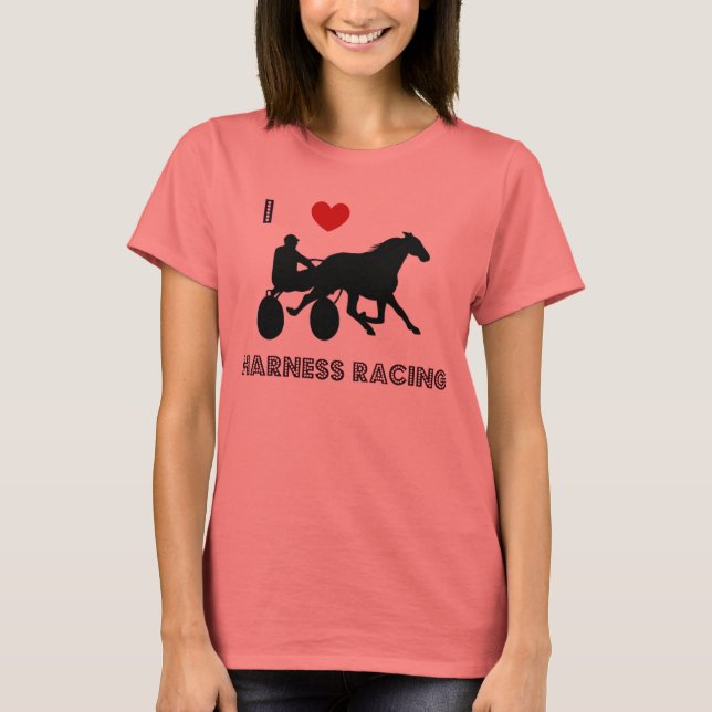 I Kärlek Harness Tävla Tee Shirt (Framsida)