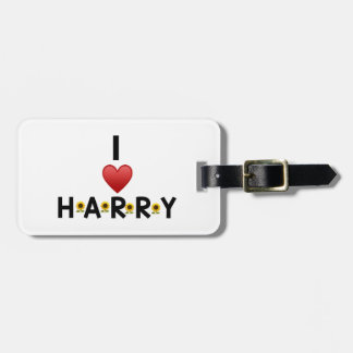 I KÄRLEK HARRY LUGGAGE TAG BAGAGEBRICKA