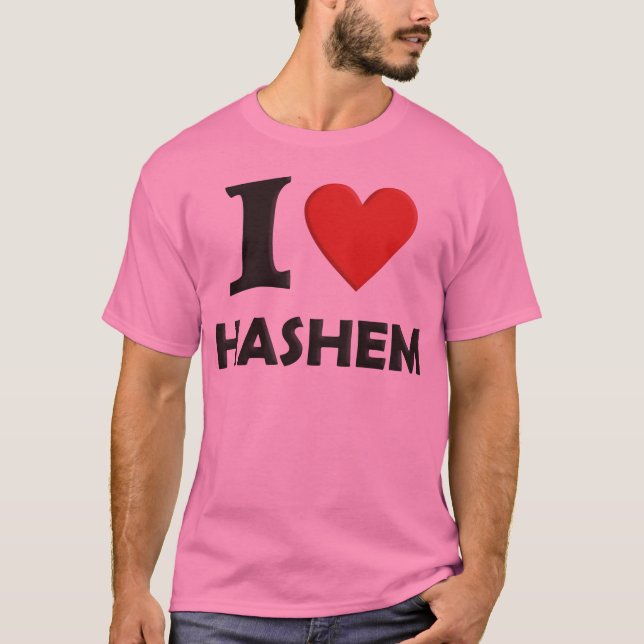 I kärlek Hashem T-shirt (Framsida)