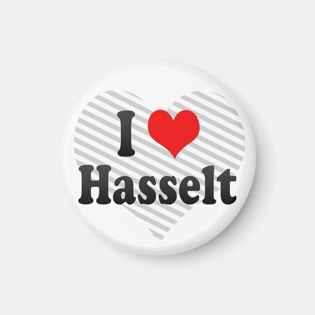 I Kärlek Hasselt, Belgien Magnet (Framsidan)