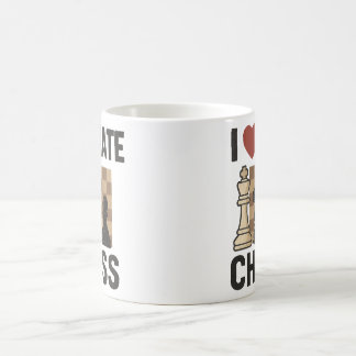I Kärlek-Hate Chess mugg