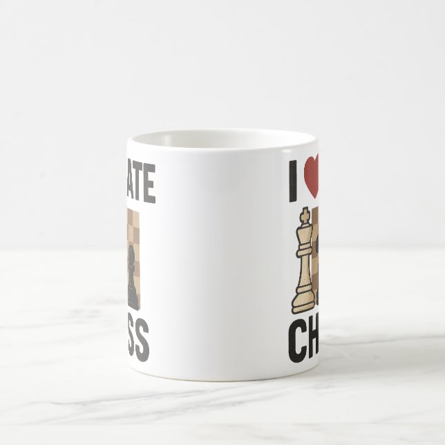 I Kärlek-Hate Chess mugg (Center)