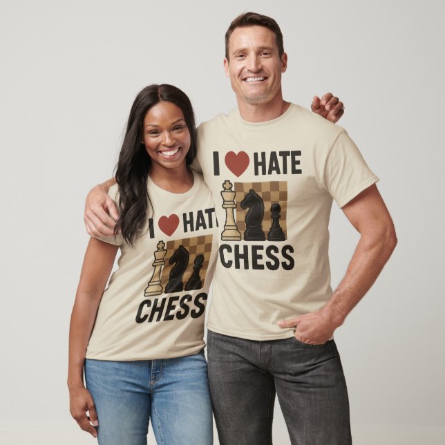 I Kärlek-Hate Chess t-shirt (Unisex)