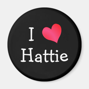 I Kärlek Hattie Magnet