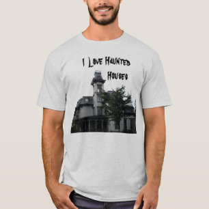 I KÄRLEK HAUNTED HOUST T SHIRT