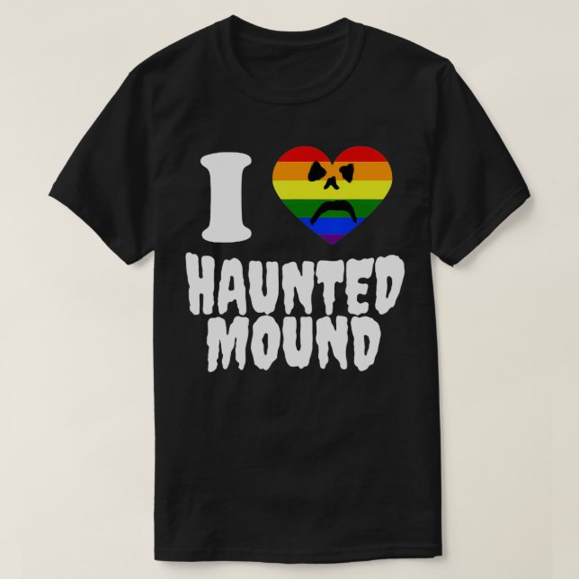I Kärlek Haunted Mound Lgbt Pride LGBT Month LGBT  T Shirt (Design framsida)