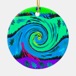 I Kärlek Hawai.png Julgransprydnad Keramik