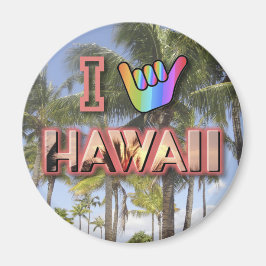 I Kärlek Hawaii Magnet