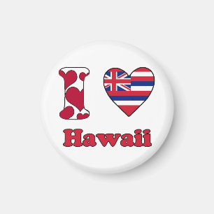 I kärlek Hawaii Magnet