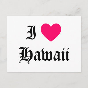 I Kärlek Hawaii Vykort