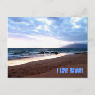 I Kärlek Hawaii-vykort Vykort