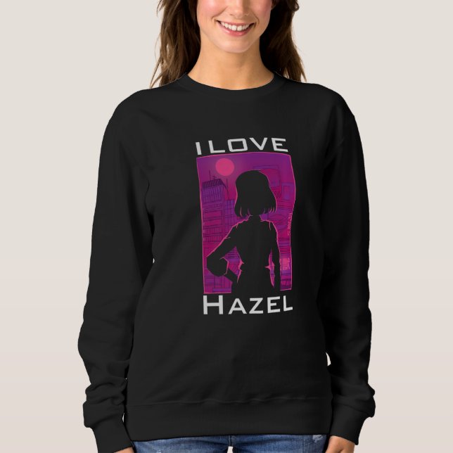 I kärlek Hazel Premium T Shirt (Framsida)
