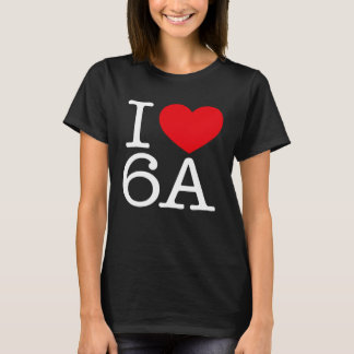 I Kärlek Heart 6A T Shirt