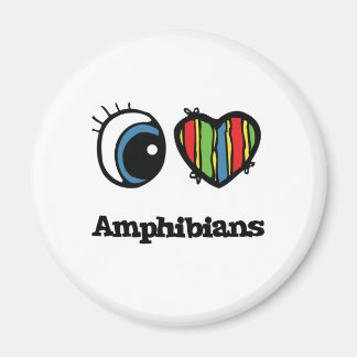 I Kärlek (Heart) Amphibianer Magnet