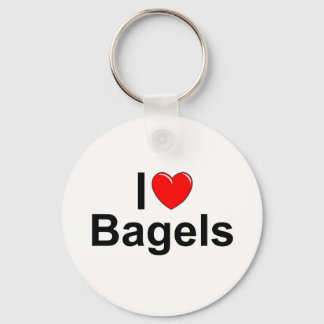 I Kärlek (Heart) Bagels Nyckelring
