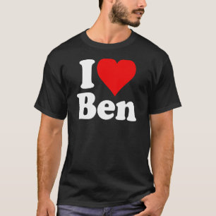 I KÄRLEK HEART BEN BENJAMIN BENNY T SHIRT