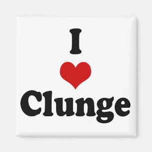 I KÄRLEK {HEART} CLUNGE MAGNET