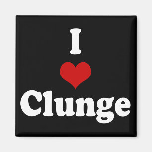 I KÄRLEK {HEART} CLUNGE MAGNET