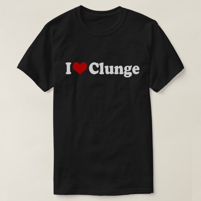 I KÄRLEK {HEART} CLUNGE T SHIRT (Design framsida)