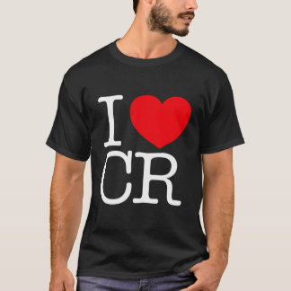 I Kärlek Heart Cr T Shirt