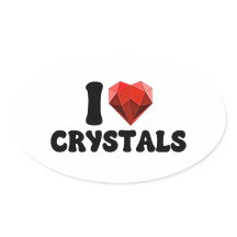 I Kärlek Heart Crystals Singles Valentines gåva