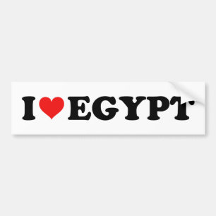 I Kärlek Heart Egypten Travel Souvenir Bildekal