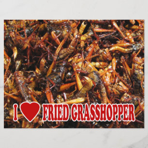 I Kärlek (Heart) Fried Grasopper Reklamblad