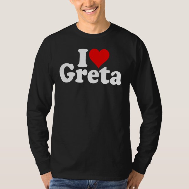 I KÄRLEK HEART GRETA T SHIRT (Framsida)