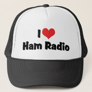 I Kärlek Heart Ham Radio - Amateur Radio Älskare Keps
