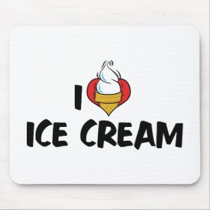 I Kärlek Heart Ice Cream Musmatta