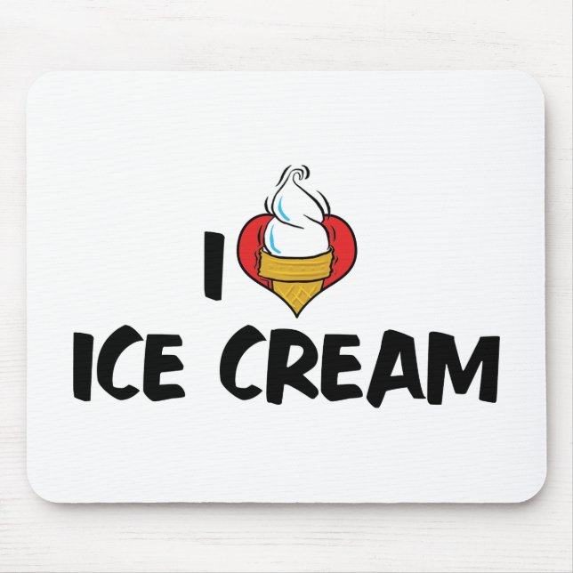 I Kärlek Heart Ice Cream Musmatta (Framsidan)