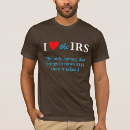 I Kärlek Heart IRS T Shirt