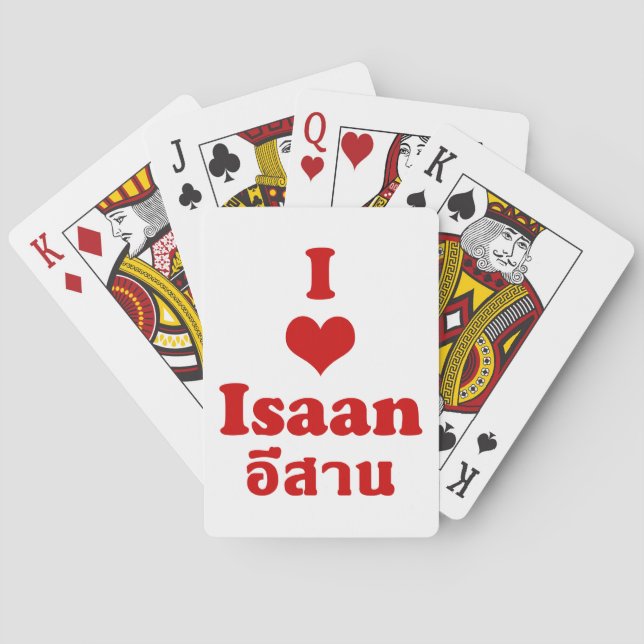 I Kärlek (Heart) Isaan Kortlek (Baksidan)