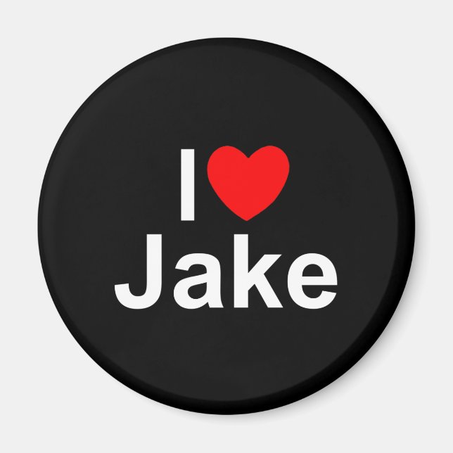 I Kärlek (Heart) Jake Magnet (Framsidan)