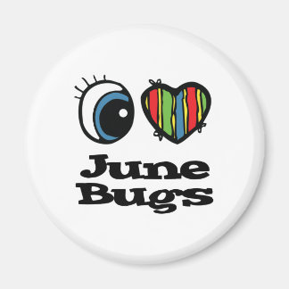 I Kärlek (Heart) June kryp Magnet