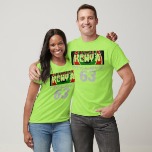 I Kärlek Heart Kenya: Dynamisk Flagga Art Tee Shirt