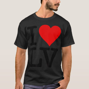 I KÄRLEK HEART LAS VEGAS NEVADA LV T-Shirt