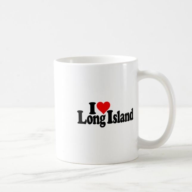 I Kärlek Heart Long Island _1 Kaffemugg (Höger)