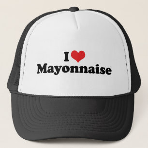 I Kärlek Heart Mayo - Mayonnaise Älskare Keps