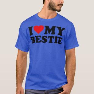 I KÄRLEK HEART MIN BESTIE BESTFRIEND BEST FRIEND B T SHIRT