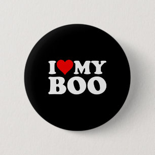 I Kärlek Heart min Boo Bybe E Boykompis Girlkompis Knapp