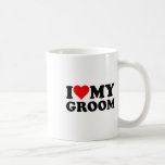 I Kärlek Heart min Groom Make Fiance Kaffemugg<br><div class="desc">I Kärlek Heart min Groom Make Fiance</div>