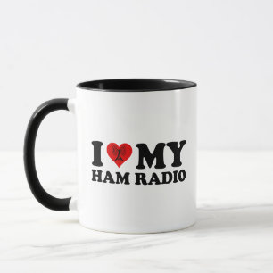 I Kärlek (Heart) Min Ham-radio Mugg