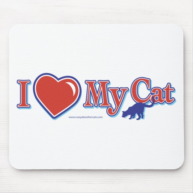 I Kärlek Heart min katt Musmatta (Framsidan)