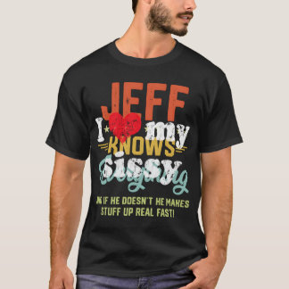 I Kärlek Heart min saxifamilj Brother Sister Gift T Shirt