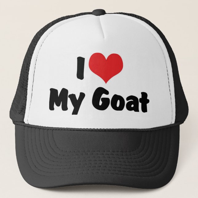 I Kärlek Heart My Goat Keps (Framsida)