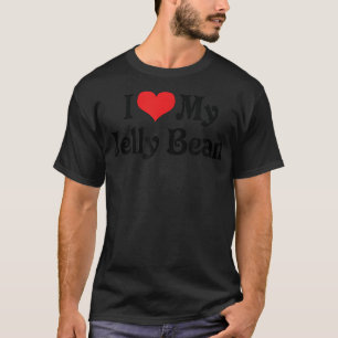 I Kärlek Heart My Jelly Bean - Boyvän Girlkompis T Shirt