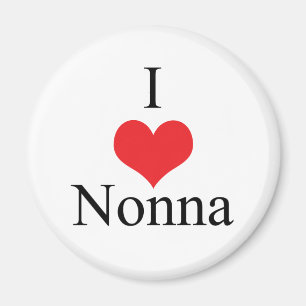 I Kärlek (Heart) Nonna Magnet